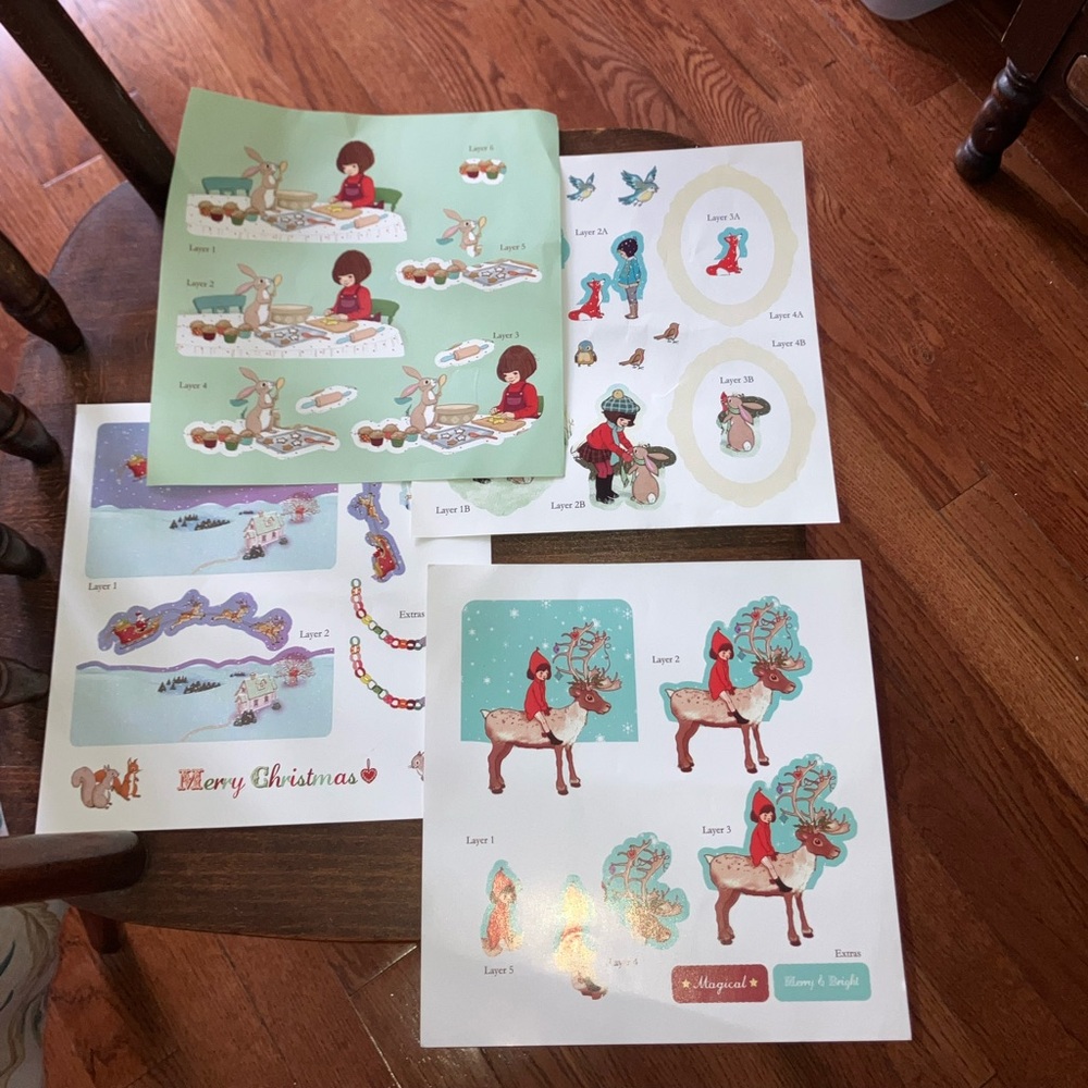 Michael’s Christmas Scrapbooking Layer Paper Set